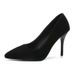 stiletto single shoes for women's new pointed high heels are not tired, soft soles, medium heels, professional work shoes for women_voghion.com