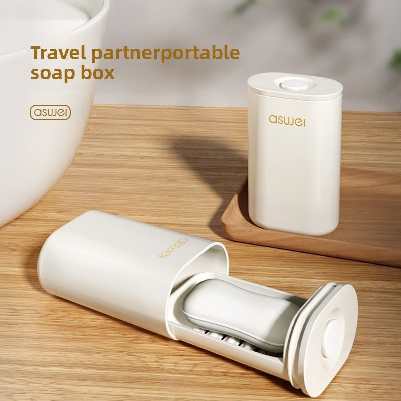 Boîte porte-savon de voyage d'affaires créatif drainage 2024 petit portable scellé voyage avec couvercle_voghion.com