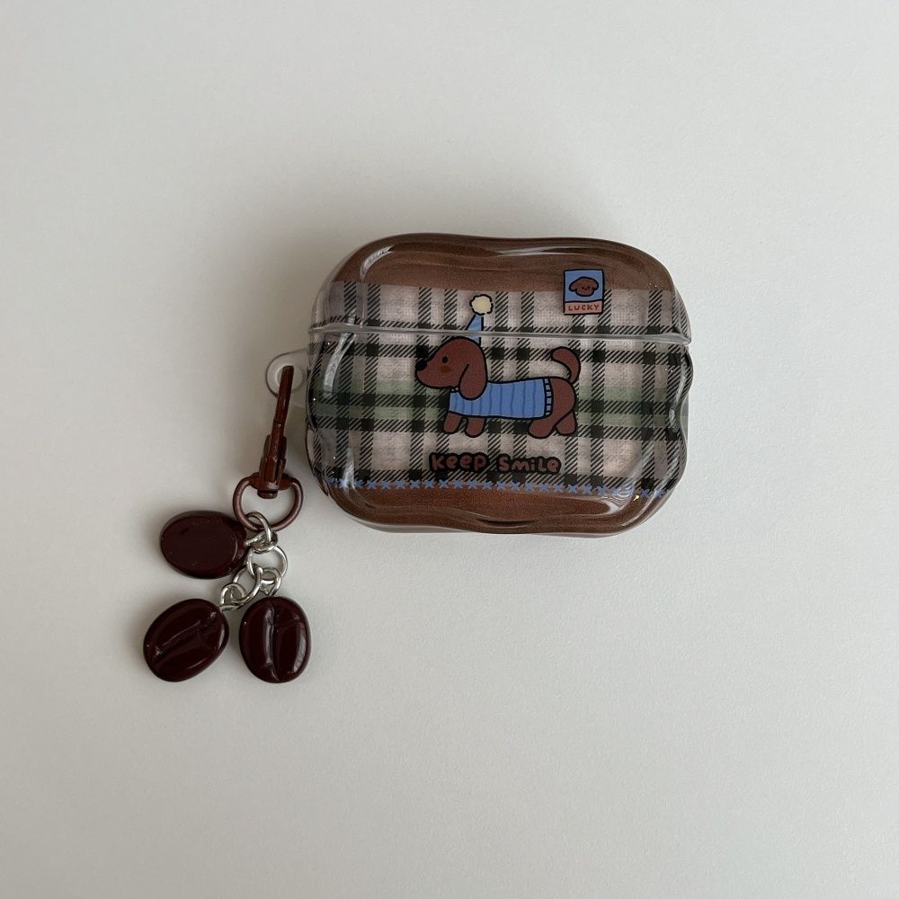 Lattice Dachshund per AirPods Pro Custodia protettiva AirPods Custodia protettiva Riduzione attiva del rumore Apple_voghion.com