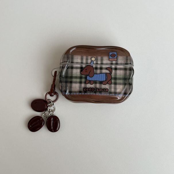 Lattice Dachshund per AirPods Pro Custodia protettiva AirPods Custodia protettiva Riduzione attiva del rumore Apple_voghion.com