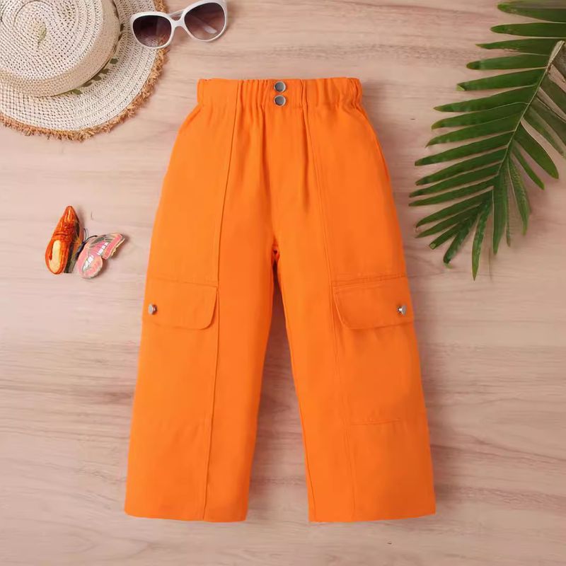 Mutter & Kinder Kinderhosen Frühling Neue Baumwolljeans Reine Baumwollgewebehose Lässige Alltagsausflughose_voghion.com