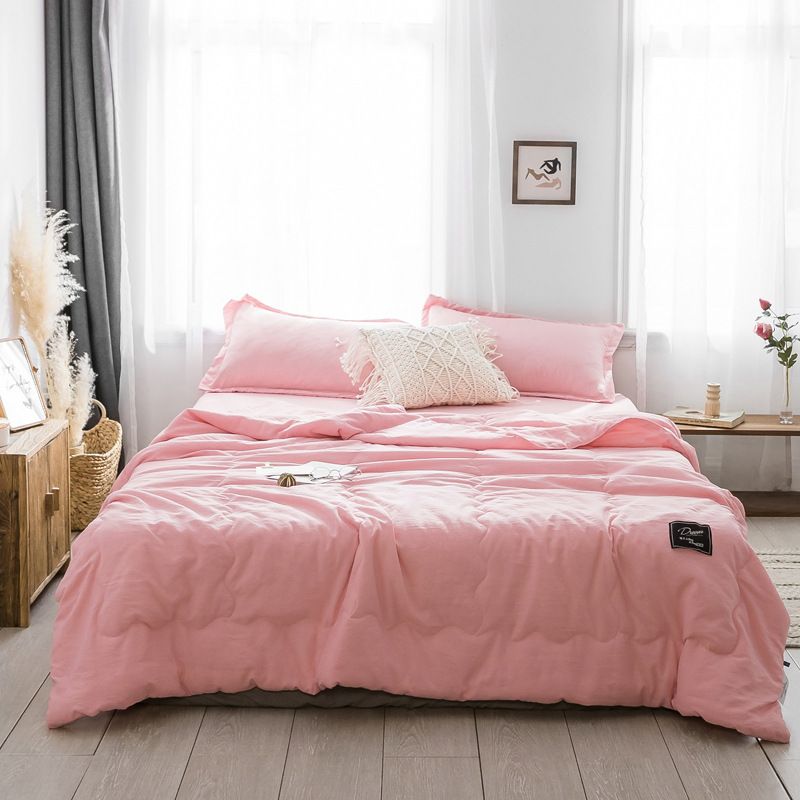 Washed Cotton Nordic Air Conditioning Quilt Summer Cool Quilt Double Summer Thin Quilt Summer Quilt_voghion.com