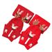 Damen Schal Sets Eltern Kind Weihnachten Stil Ankora Rot Geweih Schal Mütze Handschuhe Dicker Warmer Anzug_voghion.com