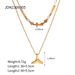 Jieding 2024 Summer Stainless Shell Necklace Starfish Beach Style Collarbone Titanium Steel Jewelry Neck Chain_voghion.com