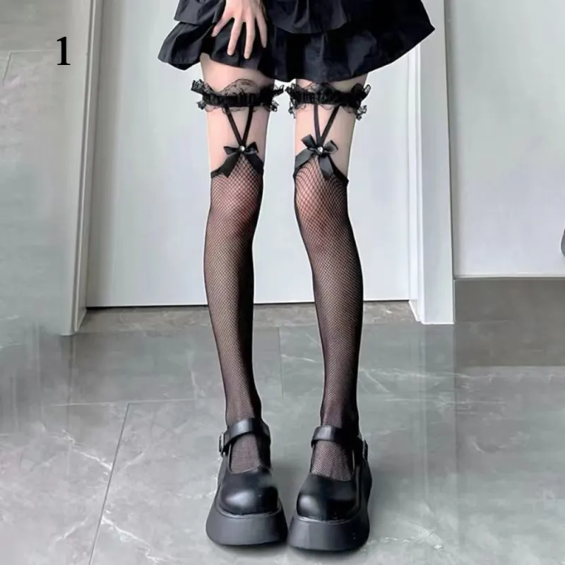 Netzstrümpfe JK Lolita, verschiedene Farben_voghion.com