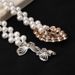 fashionable and elegant pearl waist chain Internet popular inlaid rhinestone dress decorative belt women's belt batch_voghion.com