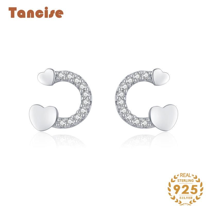 Tancise Orecchini pendenti con zirconi d'argento per le donne Regali per feste di matrimonio_voghion.com
