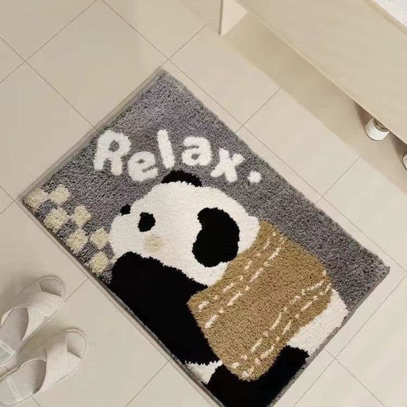 Cute Non-Slip Carpet Bedroom Bedside Entrance Kitchen Cartoon Bathroom Absorbent Floor Mat_voghion.com