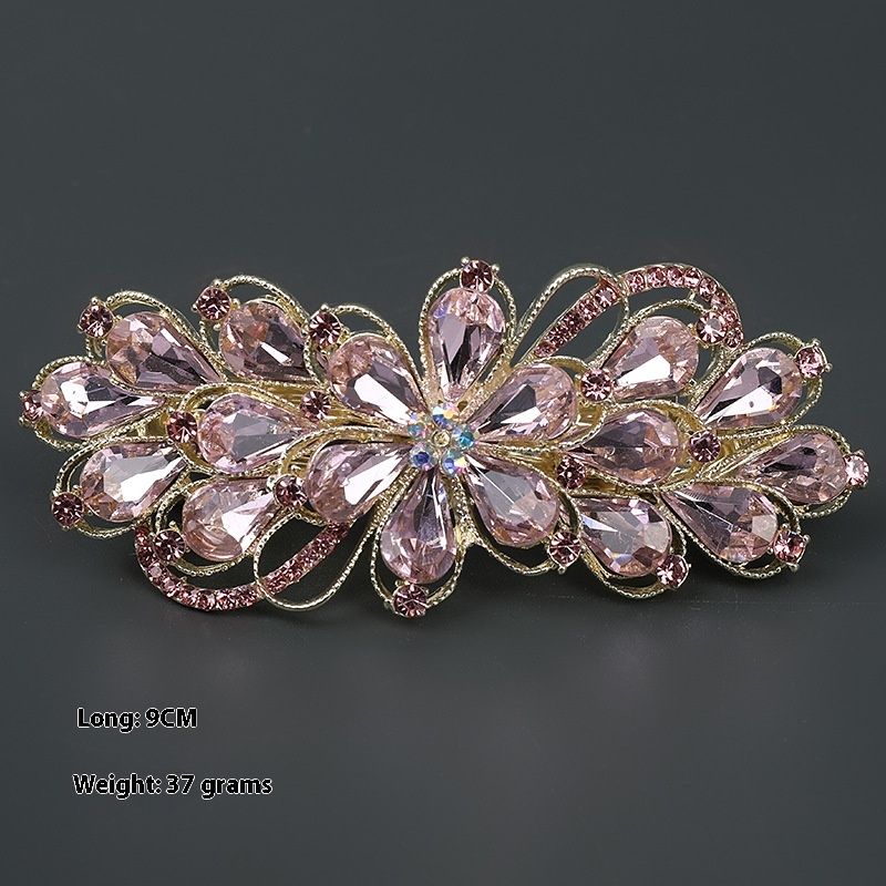 8 cm Grande Primavera Temperamento da Moda, Mãe Parte de Trás da Cabeça, Clipe Cruzado, Acessório de Cabelo_voghion.com