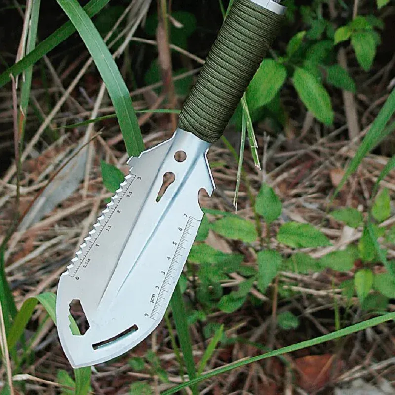 Pá portátil para acampamento, caminhada, viagem, pinic, pá multifuncional para artilharia, equipamento de sobrevivência para atividades ao ar livre, ferramenta de jardim, pá_voghion.com