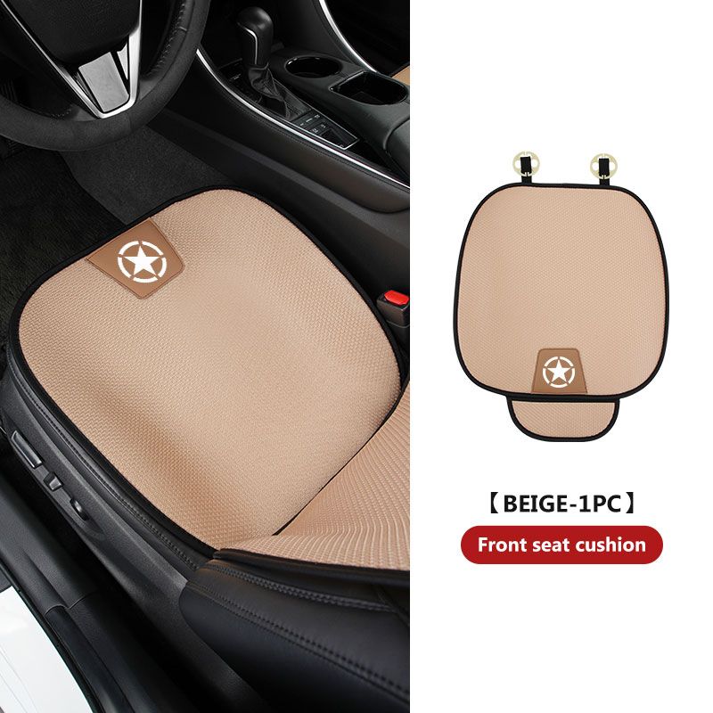 Für Jeep Universal Autoabdeckung Ice Silk Vorder- und Rücksitzmatte Schutz Grand Cherokee Compass Patriot Renegade Wrangler_voghion.com