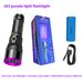 20W Light High Power 365nm Ultraviolet Lamp For Currency Verification And Identification UV Black Mirror Flashlight_voghion.com