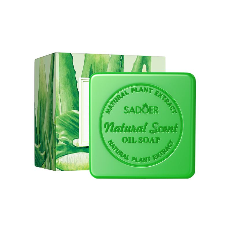 SADOER Natural Aloe Vera Essential Oil For Cleaning The Body, Universal Handmade Soap_voghion.com
