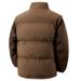 Wende-Winterjacke für Unisex – Puffermantel aus dickem Polyester mit Stehkragen, warm und bequem für den täglichen Gebrauch (Weiß/Schwarz/Braun)_voghion.com