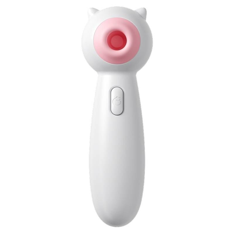 Productos sexuales MizzZee Meow Stick Vibrador de succión blanco y rosa Viene con 2 baterías Masturbador femenino para adultos_voghion.com