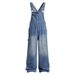 Men's Clothing Yellow Mud Colored Suspender Wide Leg Jeans Retro Washed Loose Casual Foreign Trade Popular Logging Jumpsuit Men_voghion.com