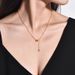 New Arrival All-Match Small Waist Necklace Women's Light Luxury Niche Design Sense Fashion Brass Gold Plated Set Chain for a Long time_voghion.com