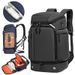 Men's Sports Travel Bag Large Capacity Shoe Compartment Multi Function Backpack_voghion.com