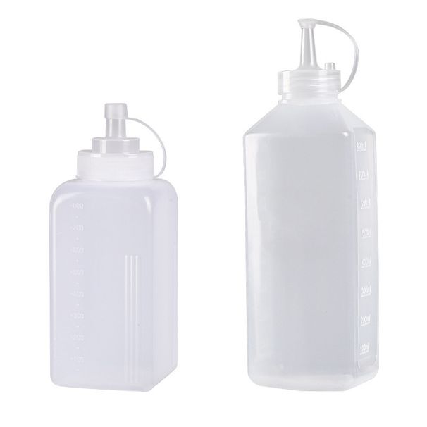 Bottiglia per condimenti con coperchio in plastica, dispenser per condimenti per insalata e marmellata, accessori da cucina_voghion.com