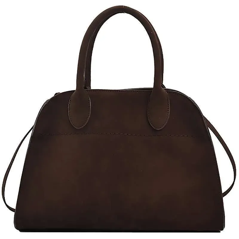 Designer 2025 Tote voor vrouwen Dames suède handtas Vintage handvat Mode retro schoudertas Werk leren tas_voghion.com