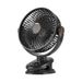 8 Inch Auto-Oscillating Clip Fan - Quiet Desk Fan With Adjustable Clamp For Office & Dorm (3-Speed USB Powered 360° Rotation)_voghion.com