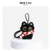 Cute Little Black Cat Backpack Pendant Plush Doll Keychain Car Key Ring Gift For Students Trendy_voghion.com