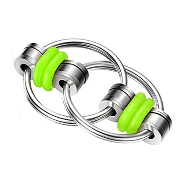 Stress Relief Toys Fidget Cube Vent Bicycle Chain Decompression Metal Keychain Decompression Chain_voghion.com