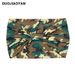 Camouflage Printed Wide Athletic Headband Sweat Absorbing Running Sweatband Summer Running Sweatband Unisex_voghion.com