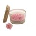 Candela profumata fatta a mano con motivo floreale, regalo di compleanno, atmosfera, ornamento in cera di soia_voghion.com