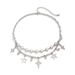 Sweet And Cool Five Pointed Star Pendant Collarbone Chain, Personalized And Simple, Double-layer Spliced Alloy Necklace_voghion.com