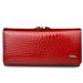 Echtes Leder Brieftasche Mode Frauen S Geldbörse Clutch Tasche_voghion.com