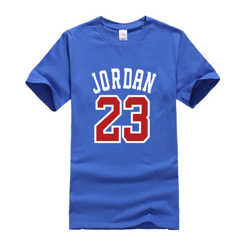 Fashion summer oversize loose Basketball uniform casual men's short sleeved T-shirt sports 23 trendy T-shirt men_voghion.com