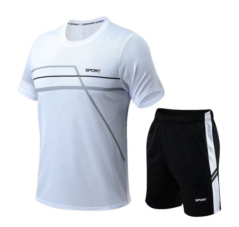 Vasaras mīļotāju skriešanas drēbes, ikdienas sporta apģērbs, basketbola forma, futbola apģērbs, badmintona apģērbs, pingponga formas_voghion.com
