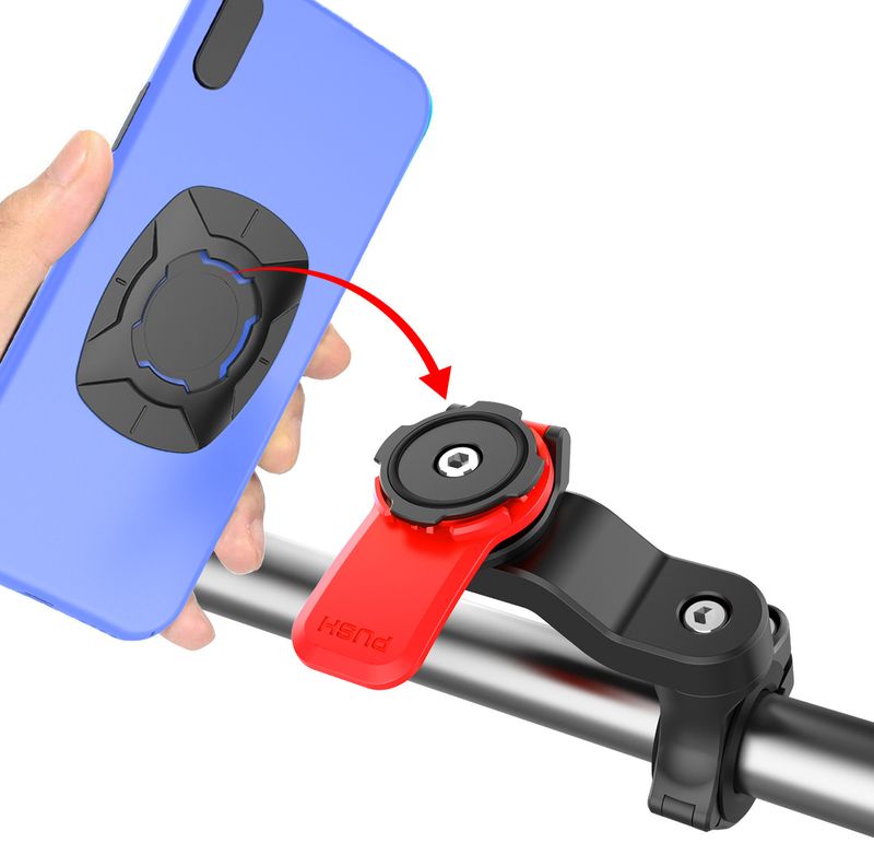 Mountainbike-Reitausrüstung, elektrisches Motorrad, Handy-Navigationshalterung, Takeaway Rider Rack, Fahrrad-Fahrradträger_voghion.com