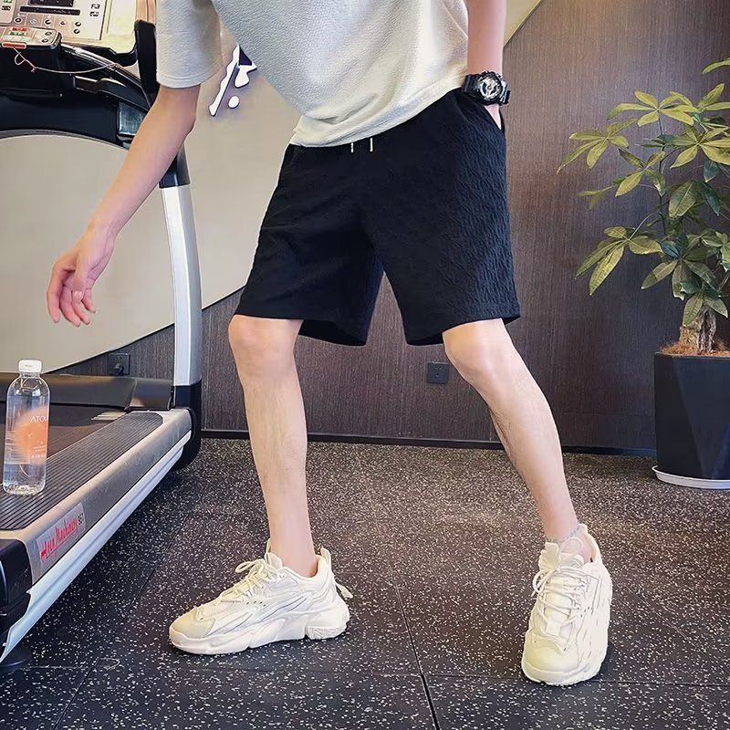 Men's Clothing Shorts men's casual pants summer thin loose sports pants beach pants outer wear trendy brand shorts_voghion.com