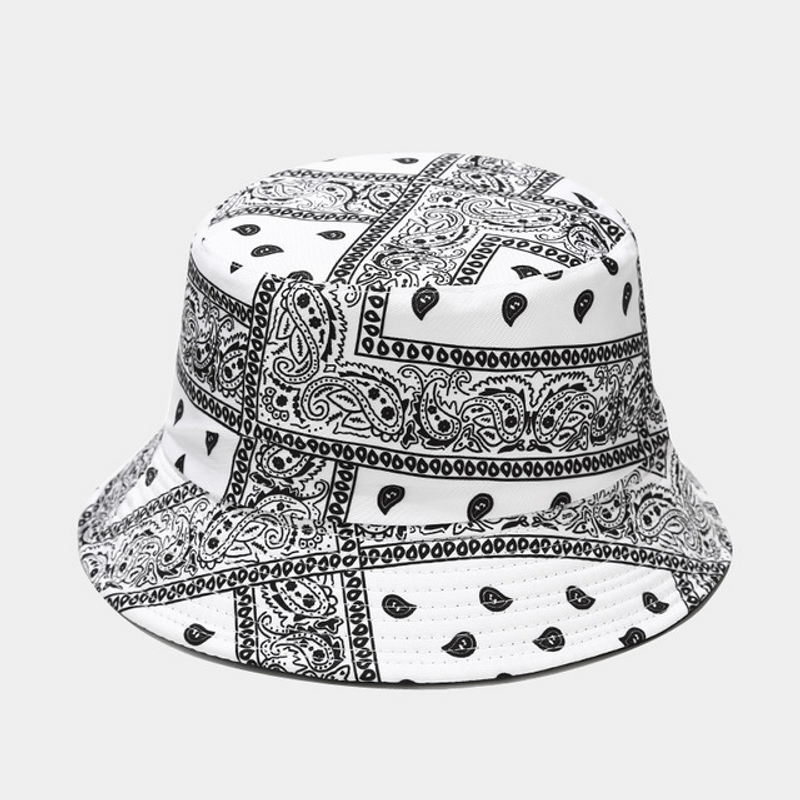 Novas chegadas Graffiti Impresso Chapéu de Pescador para Homens e Mulheres Personalizado Moda Lazer ao Ar Livre Guarda-sol Versátil_voghion.com