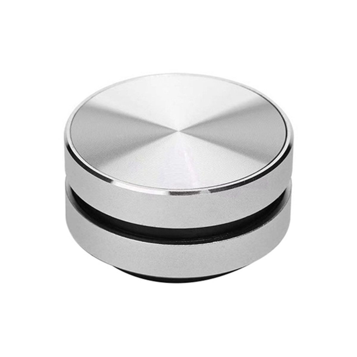 Mini Bluetooth portatile trasforma qualsiasi cosa in un altoparlante wireless a conduzione ossea, vibrazione a induzione (argento)_voghion.com