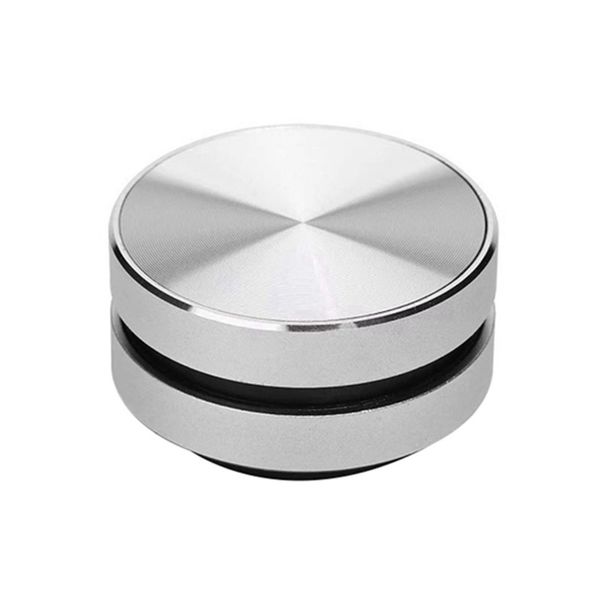 Mini Bluetooth portatile trasforma qualsiasi cosa in un altoparlante wireless a conduzione ossea, vibrazione a induzione (argento)_voghion.com