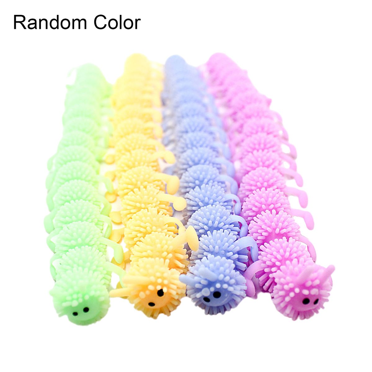 Giocattolo di decompressione elastico antistress elasticizzato per bambini dei bruchi dei cartoni animati_voghion.com