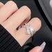 Full Diamond Zircon Belt Stud Stacking Open Niche Design Personality Ins Minimalist Style High-end Feel Ring_voghion.com