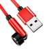 Rotating 540 degree magnetic suction data cable 5A three in one super fast charging data cable, one to three, hot selling foreign trade product_voghion.com