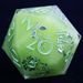 9 Polyhedral Resin Dice DD Sets Verdant Silverbloom For Dungeons Dragons RPG_voghion.com