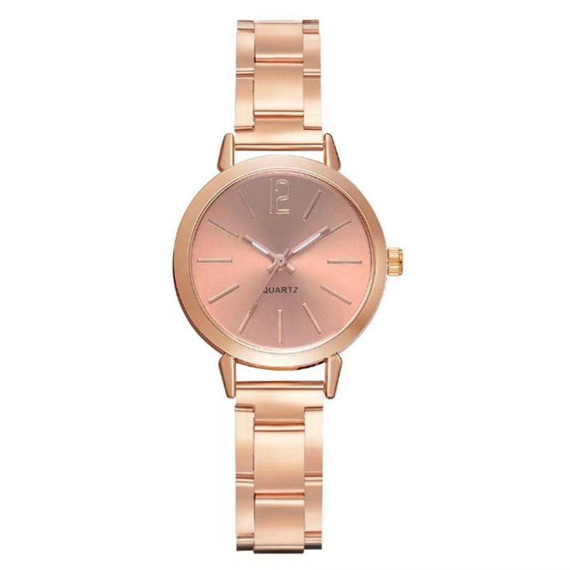 Women's Watch With Steel Band Women's Fashion Narrow Watch Band Gold Steel Quartz Watch Female Student Fashion_voghion.com