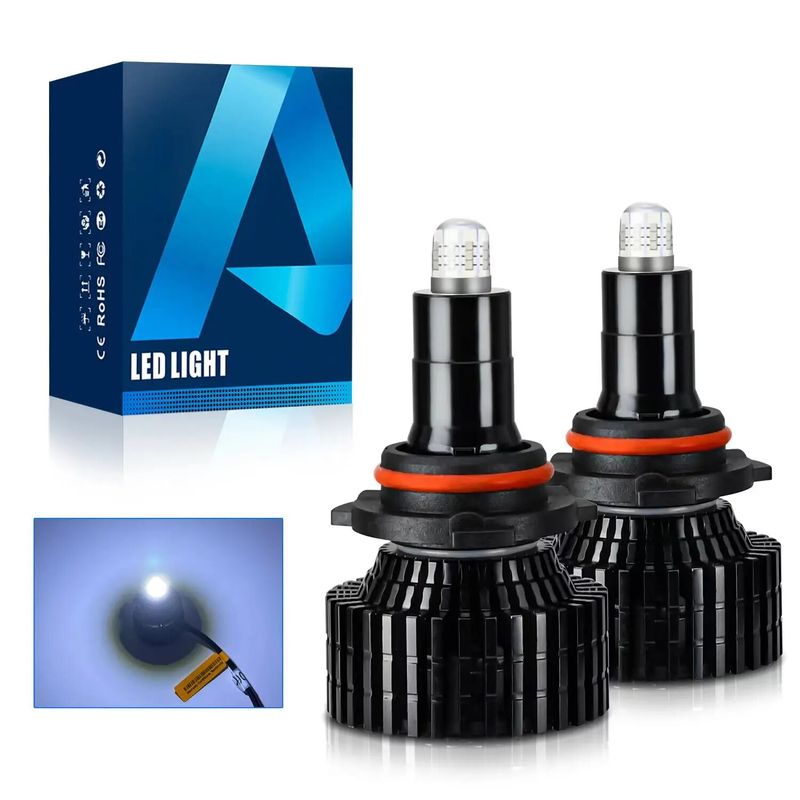 2 pezzi 3D 360 H7 LED Canbus lampadine per fari auto 160000LM H11 H1 HB3 9005 HB4 9006 300W fendinebbia per auto Turbo Mini_voghion.com