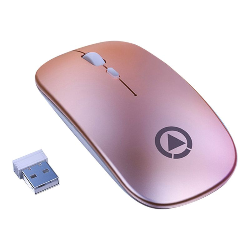 Farfi A2 Tragbare ergonomische kabellose Mute-Gaming-Maus für Computer-Laptop-Zubehör_voghion.com
