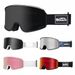 Jet Snow Ski Snowboard Skate Goggles Men Womens Over Glasses OTG Helmet Eyewear_voghion.com