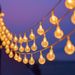 Solar LED String Lights - Waterproof Outdoor Fairy Lights For Camping, Garden & Party Decor (Warm White, 33ft/10m, 8 Modes)_voghion.com