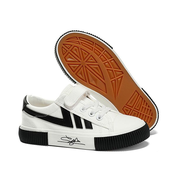 Zapatillas de lona para niños, zapatos transpirables a la moda para niñas pequeñas, zapatos informales para niños, Size27-36_voghion.com