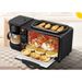 Machine à petit-déjeuner trois en un multifonction sandwich, toast, pain, four électrique, appareils électroménagers, cadeaux,_voghion.com