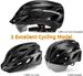 ROCKBROS Casco da bicicletta per giovani e adulti Casco da bicicletta Casco di sicurezza Visiera magnetica_voghion.com